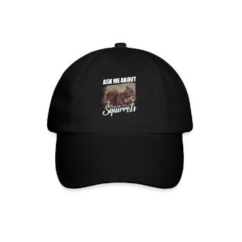 Écureuil - Casquette classique - noir/noir - Devant