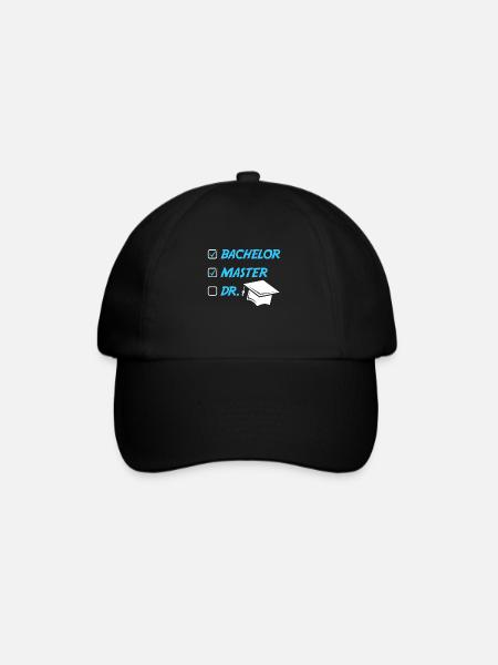 Master Hut Master Abschluss Master 2022 - Baseballkappe - Schwarz/Schwarz