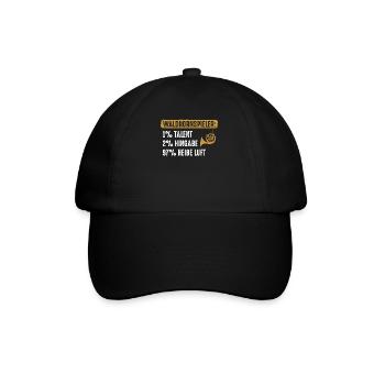 Horn Waldhornspieler - Baseballkappe - Schwarz/Schwarz - Vorne