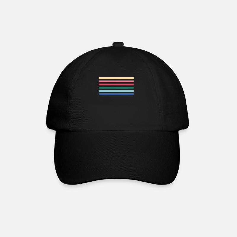 Arcobaleno - Cappello con visiera - nero/nero