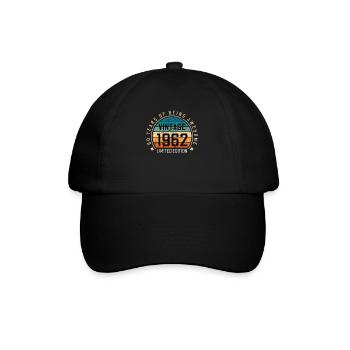 60e anniversaire 60 ans né en 1962 - Casquette classique - noir/noir - Devant