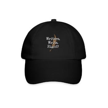 Écrivain de roman et publié - Casquette classique - noir/noir - Devant