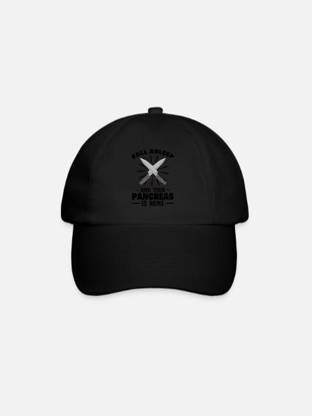 Type 1 Diabetes funny Diabetic Diabetes Gift Idea - Baseball Cap - black/black
