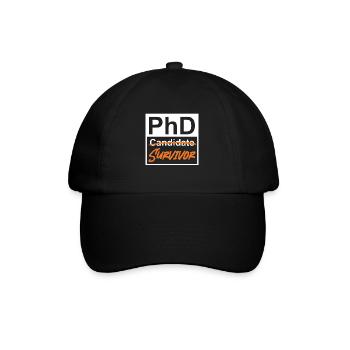 Phd Survivor Doctor 2022 PhD - Baseball Cap - black/black - Front