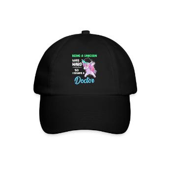 Docteur Licorne 2022 Doctorat Disputation - Casquette classique - noir/noir - Devant