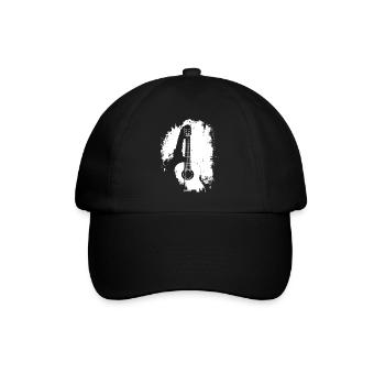 Guitariste Guitariste Vintage Guitariste - Casquette classique - noir/noir - Devant