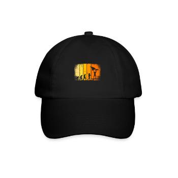 Wing Surfer Wing Foiler Evolution Wing Foil - Baseballkappe - Schwarz/Schwarz - Vorne