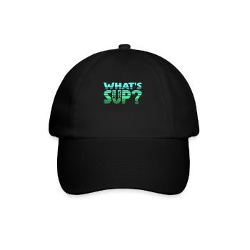 Qu’est-ce que le SUP? Stand up Paddle - Casquette classique - noir/noir - Devant
