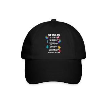Occupational therapy Occupational therapist Occupational therapist - Baseball Cap - black/black - Front