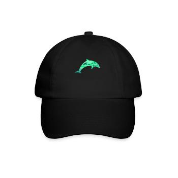 Dolphin Underwater World Diving Divers - Baseball Cap - black/black - Front