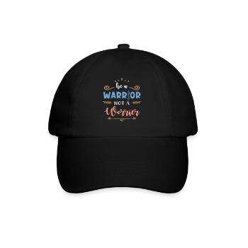 Inspiration Quote Slogan Fighter - Baseball Cap - black/black - Front