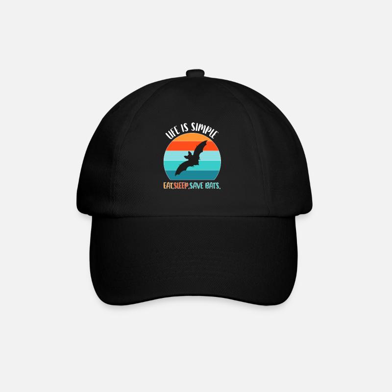 Chauves-souris - Casquette classique - noir/noir