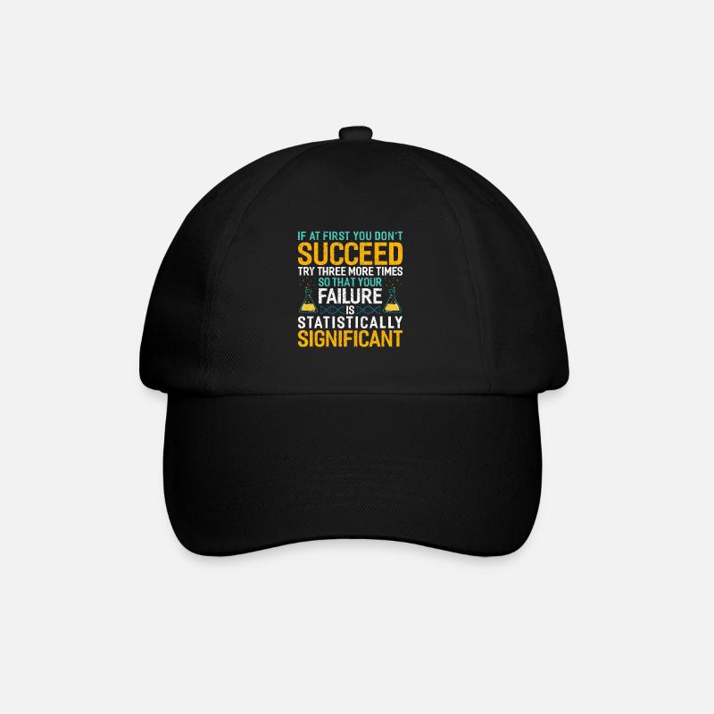 Chemie - Baseballkappe - Schwarz/Schwarz