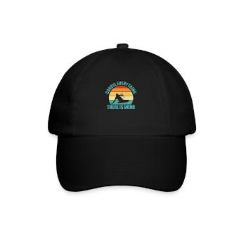 Kitesurfing - Baseball Cap - black/black - Front