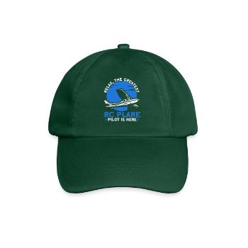 Model Making Model Airplane Model Airplane Gift - Baseball Cap - bottle green - Front