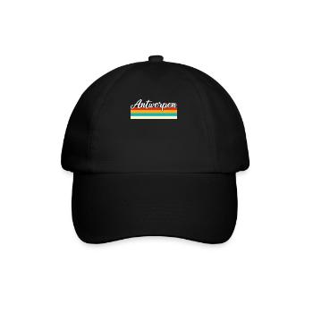 Antwerp Retro Vintage - Baseball Cap - black/black - Front