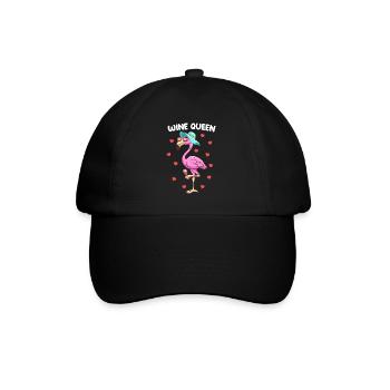 Wine Queen Wine Drinker Ladies - Baseball Cap - black/black - Front