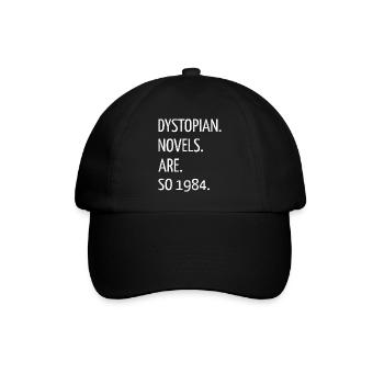 book lover better comics art feminine - Baseball Cap - black/black - Front