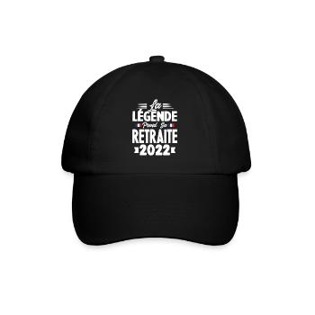 La Légende Prend Sa Retraite 2022 - Casquette classique - noir/noir - Devant