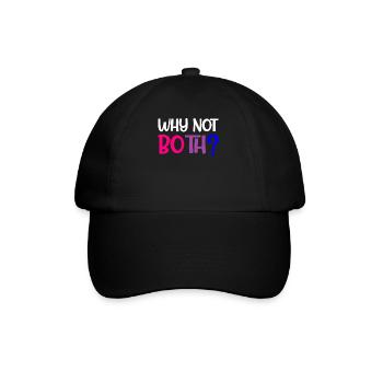Cadeau bisexuel LGBT Bi LGBTQ - Casquette classique - noir/noir - Devant