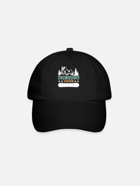Snowboarder Snowboarding Snowboard - Baseball Cap - black/black
