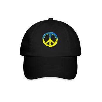 Peace for Ukraine - Baseball Cap - black/black - Front