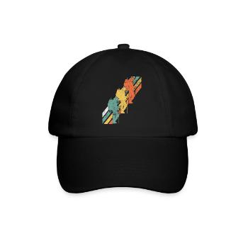 Wandern Wanderer - Baseballkappe - Schwarz/Schwarz - Vorne