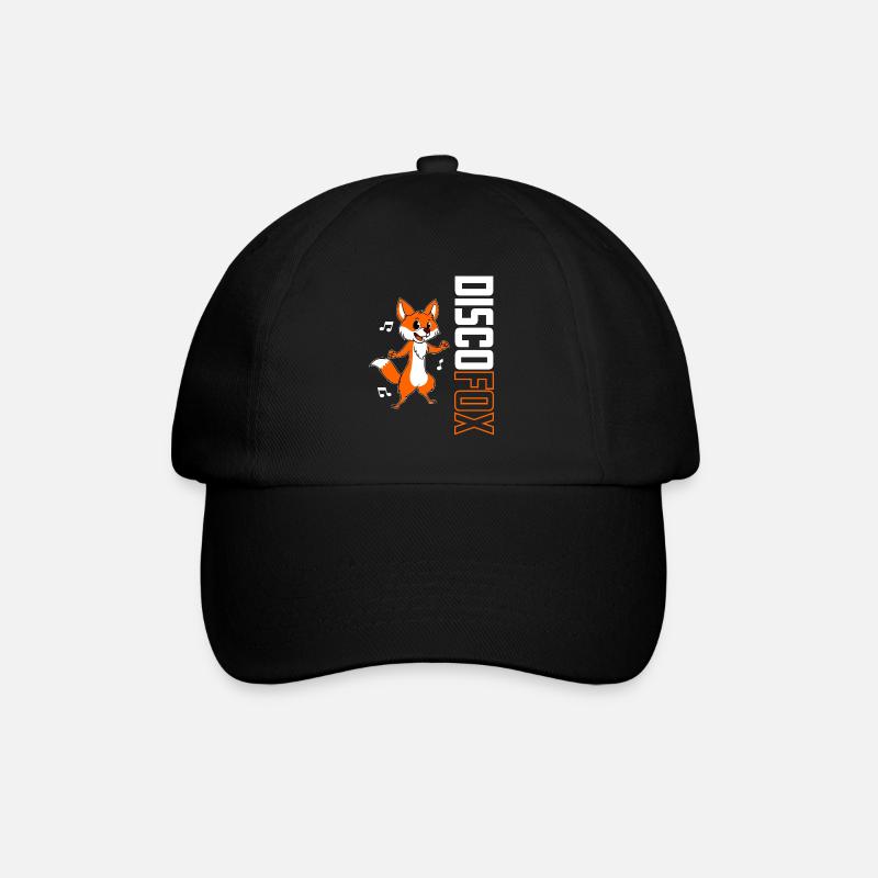 Disco Fuchs - Baseballkappe - Schwarz/Schwarz
