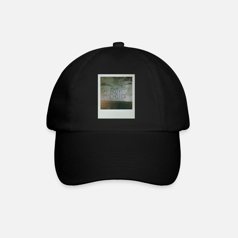 Mon corps Mon choix - Casquette classique - noir/noir