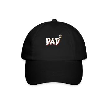 Dad 2 Children Father of Two - Baseball Cap - black/black - Front