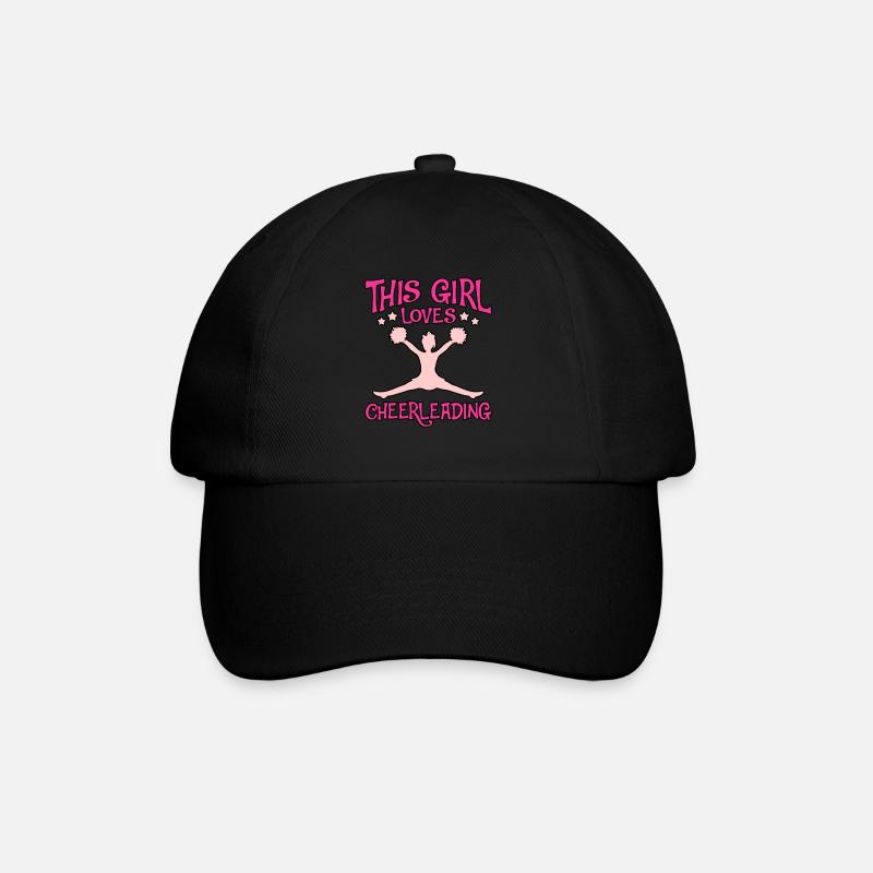 Cheerleading - Baseballkappe - Schwarz/Schwarz