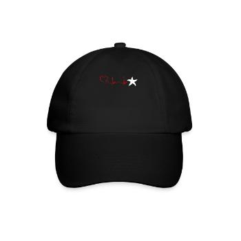Heartbeat Etoile De Mer T Shirt - Baseball Cap - black/black - Front