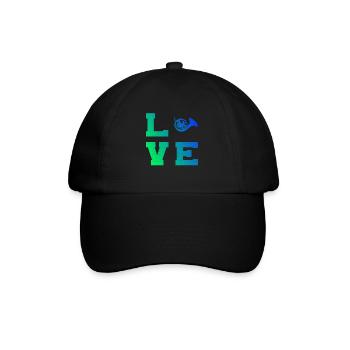Français Joueurs de cor Hommes Dames Français Corn - Casquette classique - noir/noir - Devant
