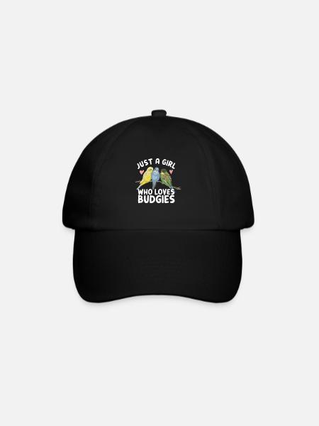 juste une fille qui aime les perruches perruches perruches dire - Casquette classique - noir/noir