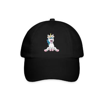 Licorne Daisy - Casquette classique - noir/noir - Devant