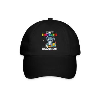 Kindergarten Back to school Enrolment - Baseball Cap - black/black - Front