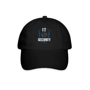 It Security Hack Hacker Hacking Cybersecurity - Baseball Cap - black/black - Front