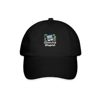 Computer - Baseballkappe - Schwarz/Schwarz - Vorne