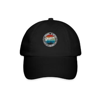 Papou L'homme Le Mythe La Légende Fête Des Pères - Casquette classique - noir/noir - Devant