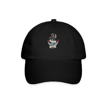 Insel Fehmarn I Sonneninsel Ostsee Ostholstein - Baseballkappe - Schwarz/Schwarz - Vorne