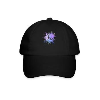 Soleil Lune Amour Étoiles Occultes Symbole Magique - Casquette classique - noir/noir - Devant