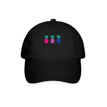 Ananas bisexuel Ananas bisexuel - Casquette classique - noir/noir - Devant