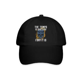 Batterie batteur Vintage The Tempo - Casquette classique - noir/noir - Devant