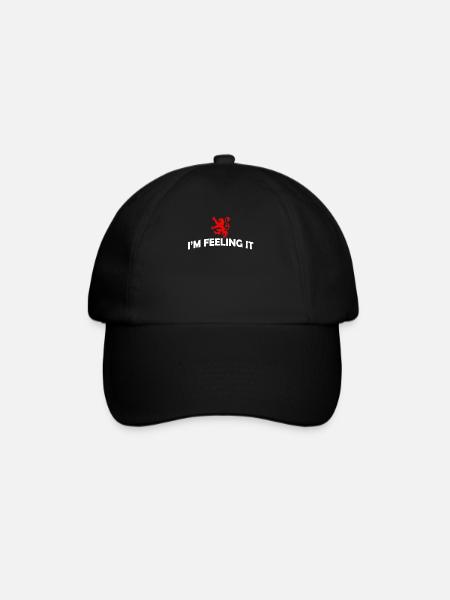 Ich fühle es - Baseballkappe - Schwarz/Schwarz