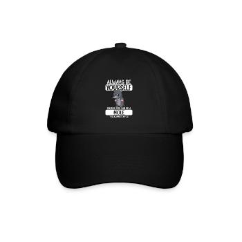 Soyez toujours vous-même à moins que vous ne puissiez être une taupe - Casquette classique - noir/noir - Devant