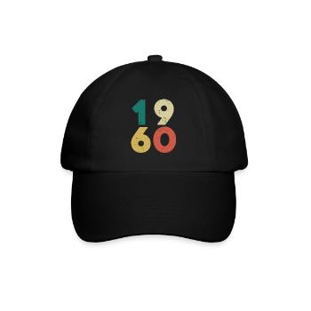 1960 - Millésime 1960 Rétro Vintage - Casquette classique - noir/noir - Devant