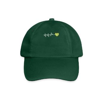 Kiwi heartbeat cadeau - Casquette classique - vert bouteille - Devant