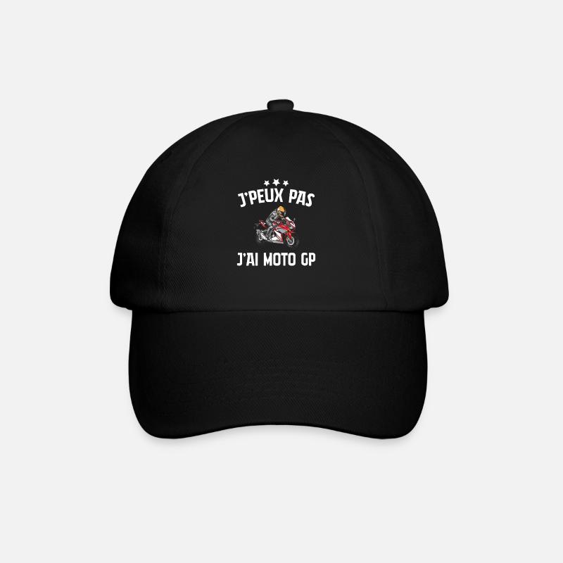 Je Peux Pas J'ai Moto Gp - Casquette classique - noir/noir