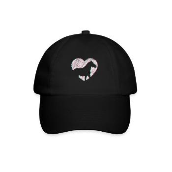 Dressage Cavaliers Cavaliers Chevaux Filles - Casquette classique - noir/noir - Devant