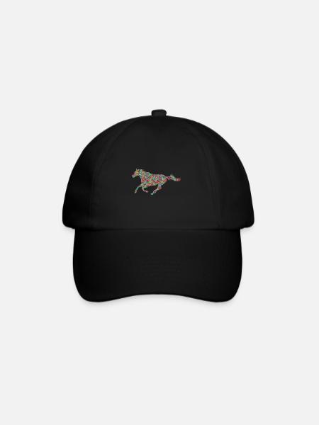 Dressage Cavaliers Cavaliers Chevaux Filles - Casquette classique - noir/noir
